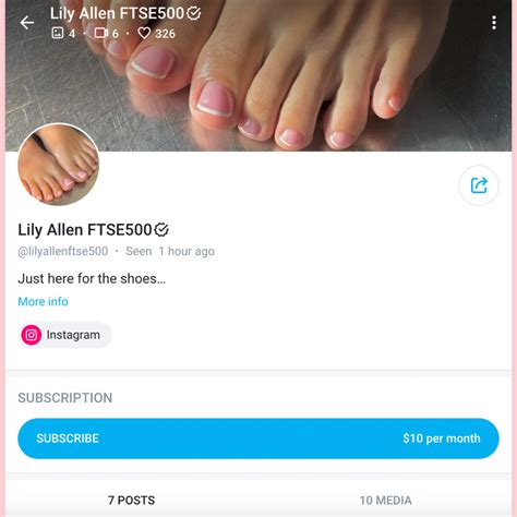 Lily Allen Only Fans