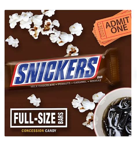 Snickers Milk Chocolate Candy Bars Full Size Bulk Pack 1 86 Oz 48 C Snickers Milk Chocolate Candy Bars Full Size Bulk Pack 1 86 Oz 48 C