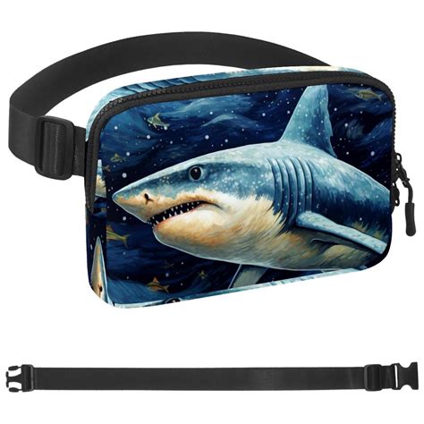 Starry Sky Shark Fanny Pack Waist Packs For Men Women Waist Bag Hip Starry Sky Shark Fanny Pack Waist Packs For Men Women Waist Bag Hip