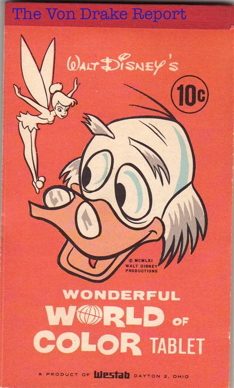 The Von Drake Report Ludwig Von Drake Wonderful World Of Color