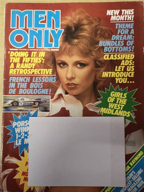 Vintage Mens Adult Glamour Magazine Men Only Volume 47 Etsy Canada
